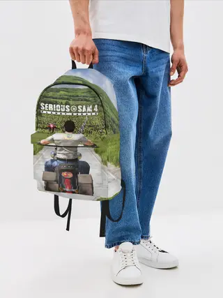 Рюкзак джинсовый / SERIOUS SAM 4: PLANET BADASS