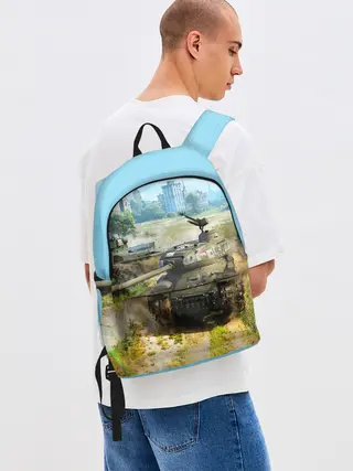 Рюкзак джинсовый / ТАНКИ