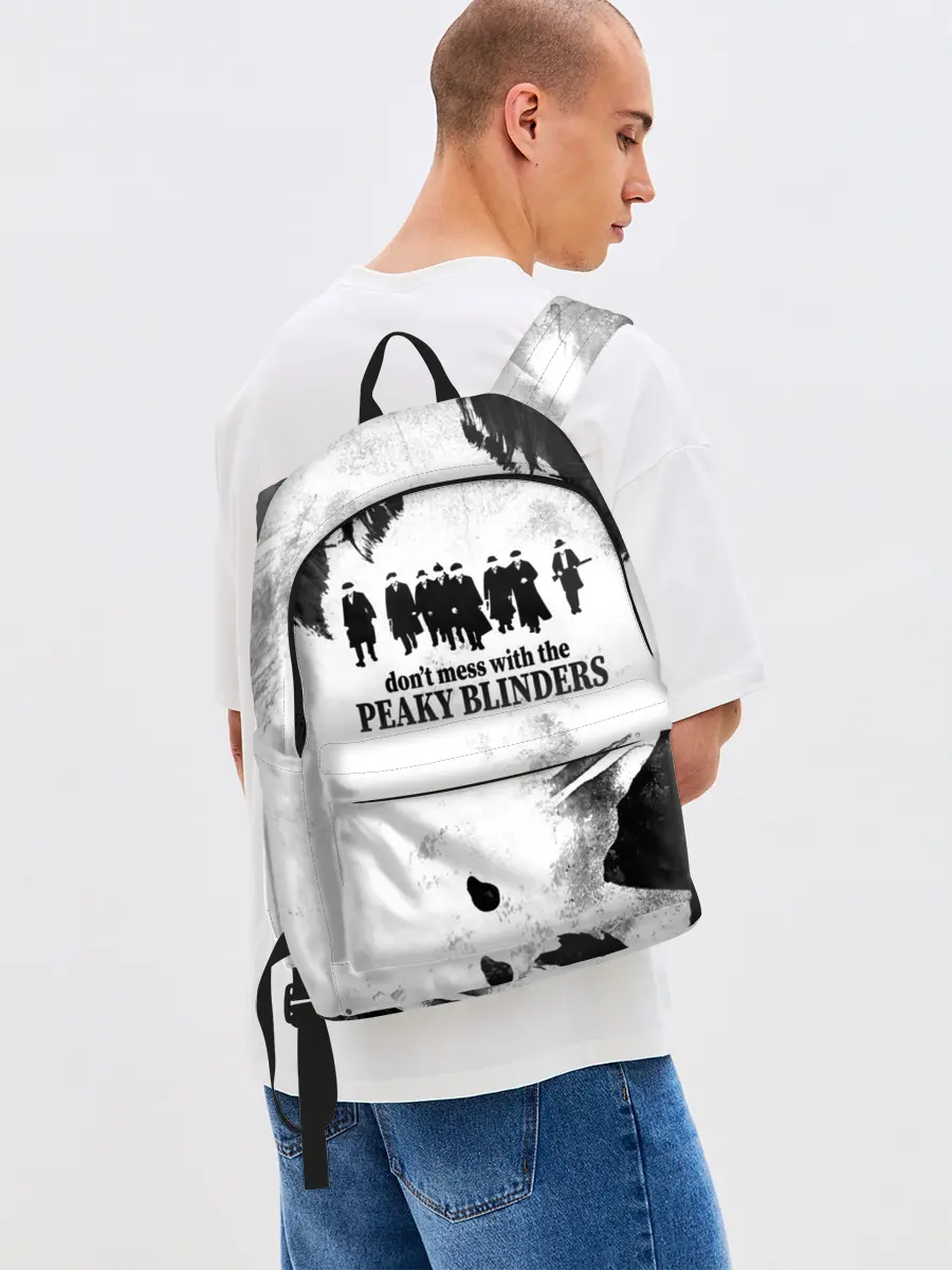 Рюкзак джинсовый / Острые козырьки