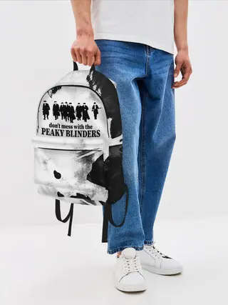 Рюкзак джинсовый / Острые козырьки