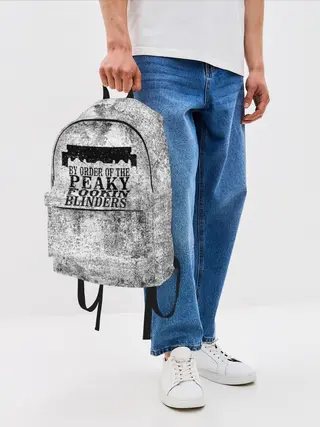 Рюкзак джинсовый / Острые козырьки