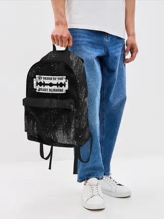 Рюкзак джинсовый / Острые козырьки