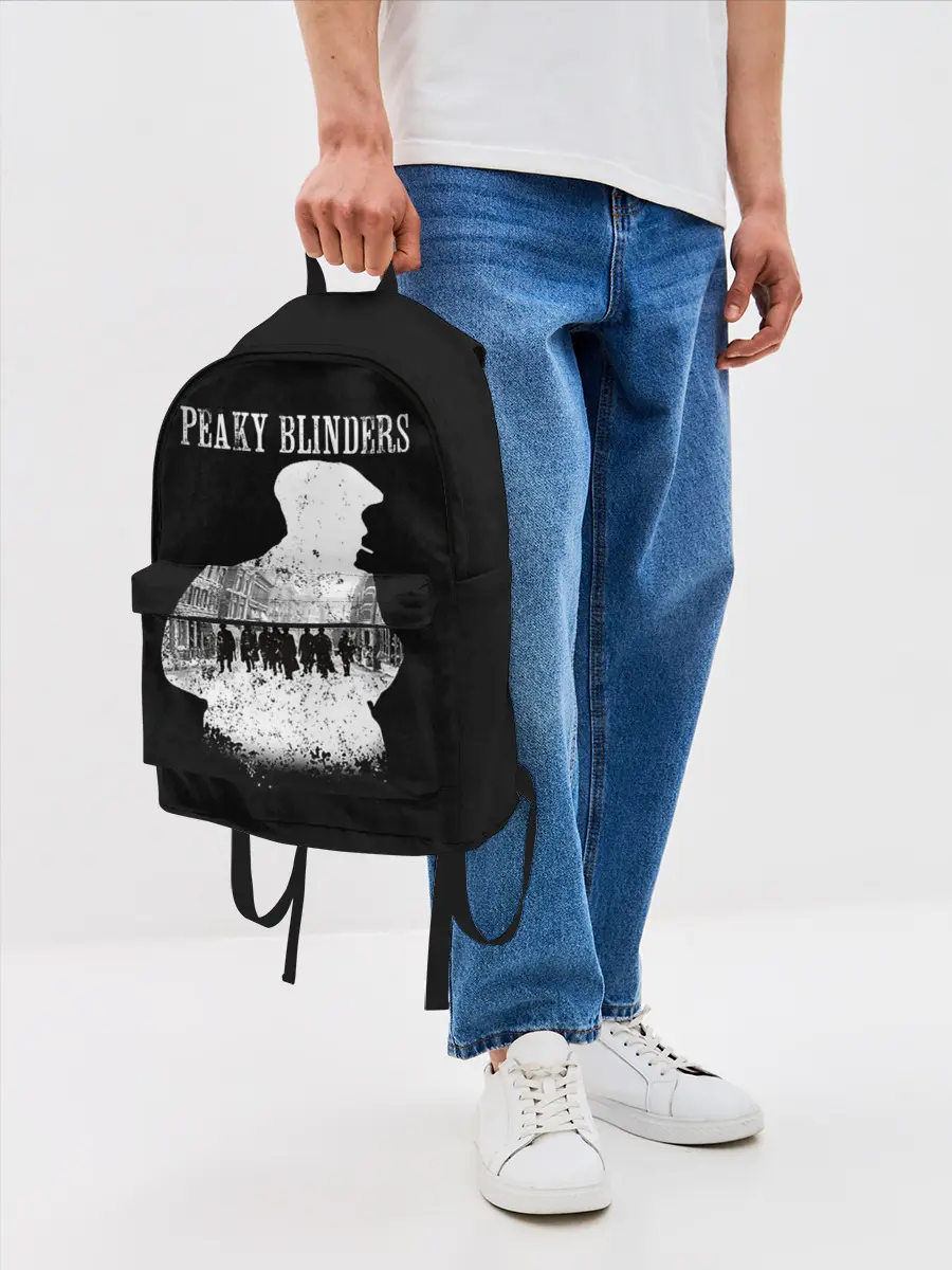 Рюкзак джинсовый / Острые козырьки