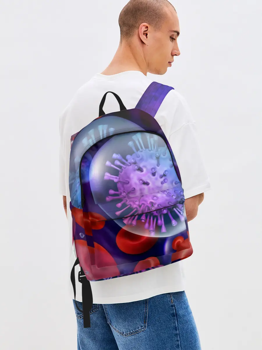 Рюкзак джинсовый / Лейкоциты и клетка