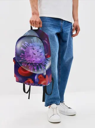 Рюкзак джинсовый / Лейкоциты и клетка