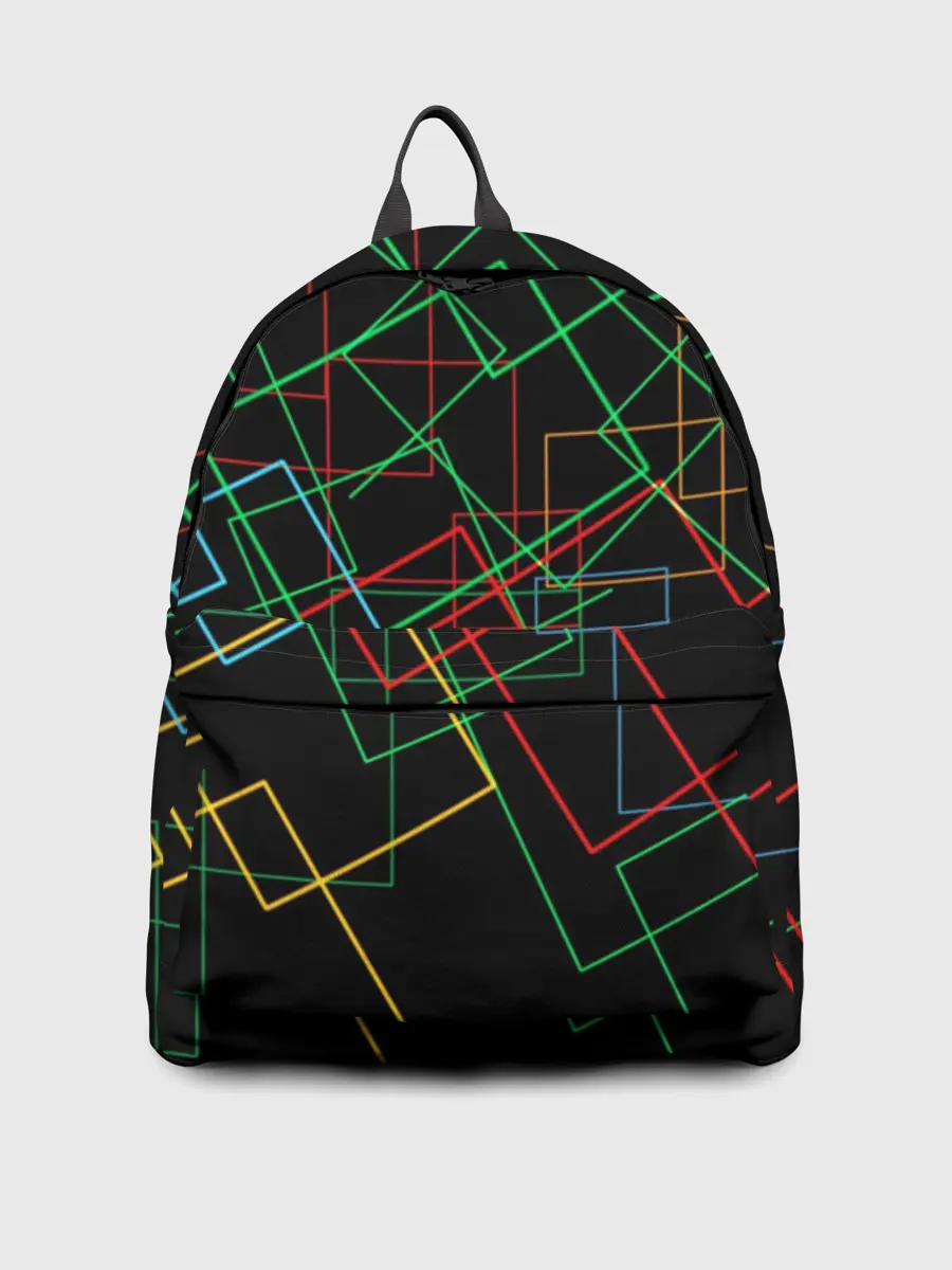 Рюкзак джинсовый / Линейная Абстракция