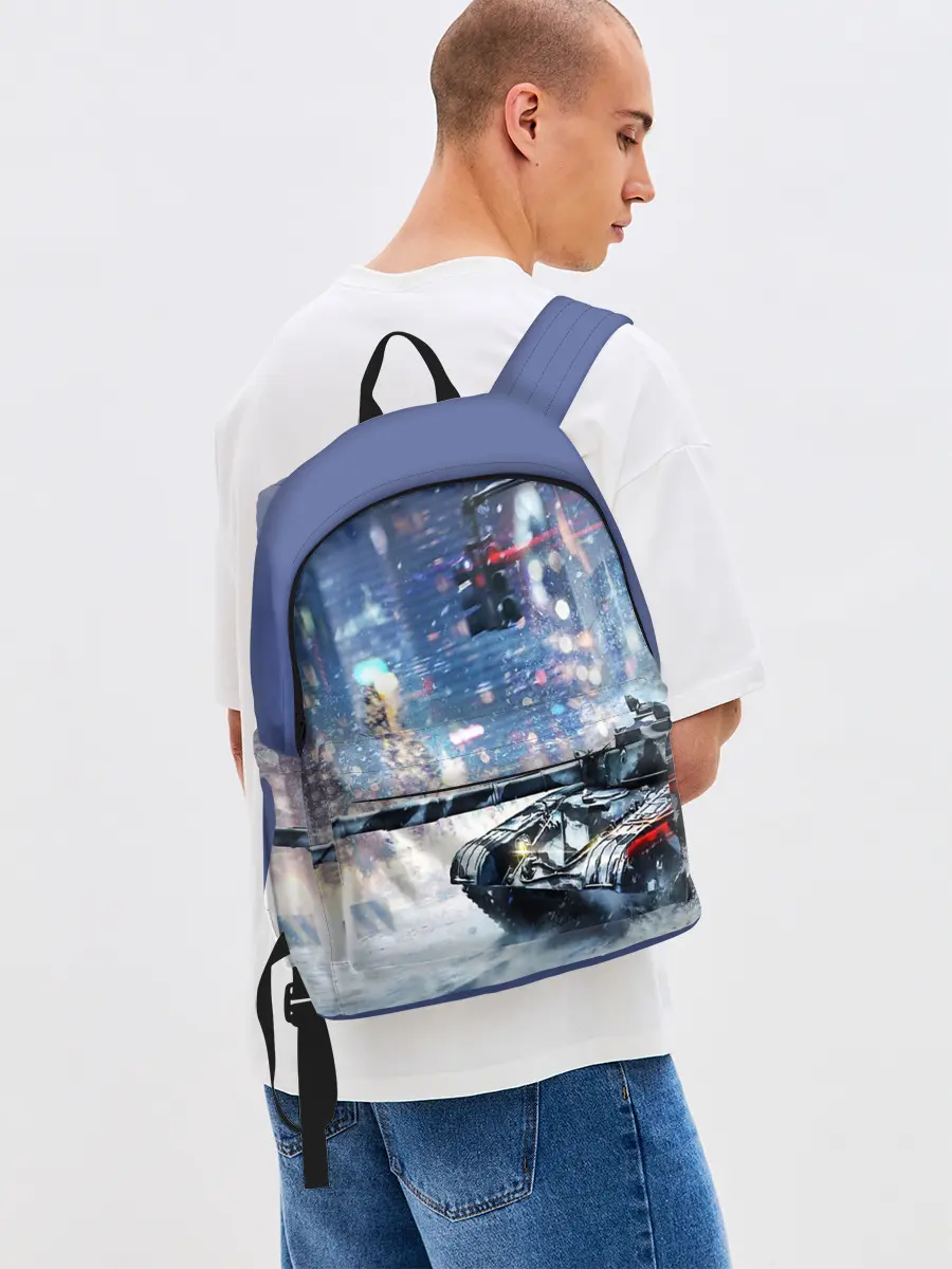 Рюкзак джинсовый / ТАНКИ