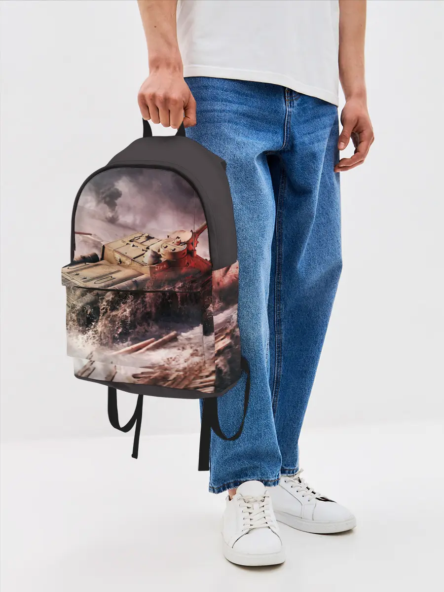 Рюкзак джинсовый / ТАНКИ