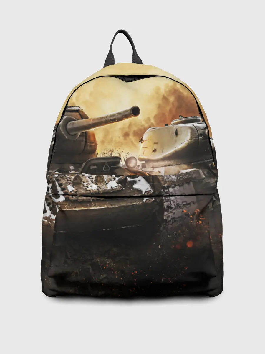 Рюкзак джинсовый / танки