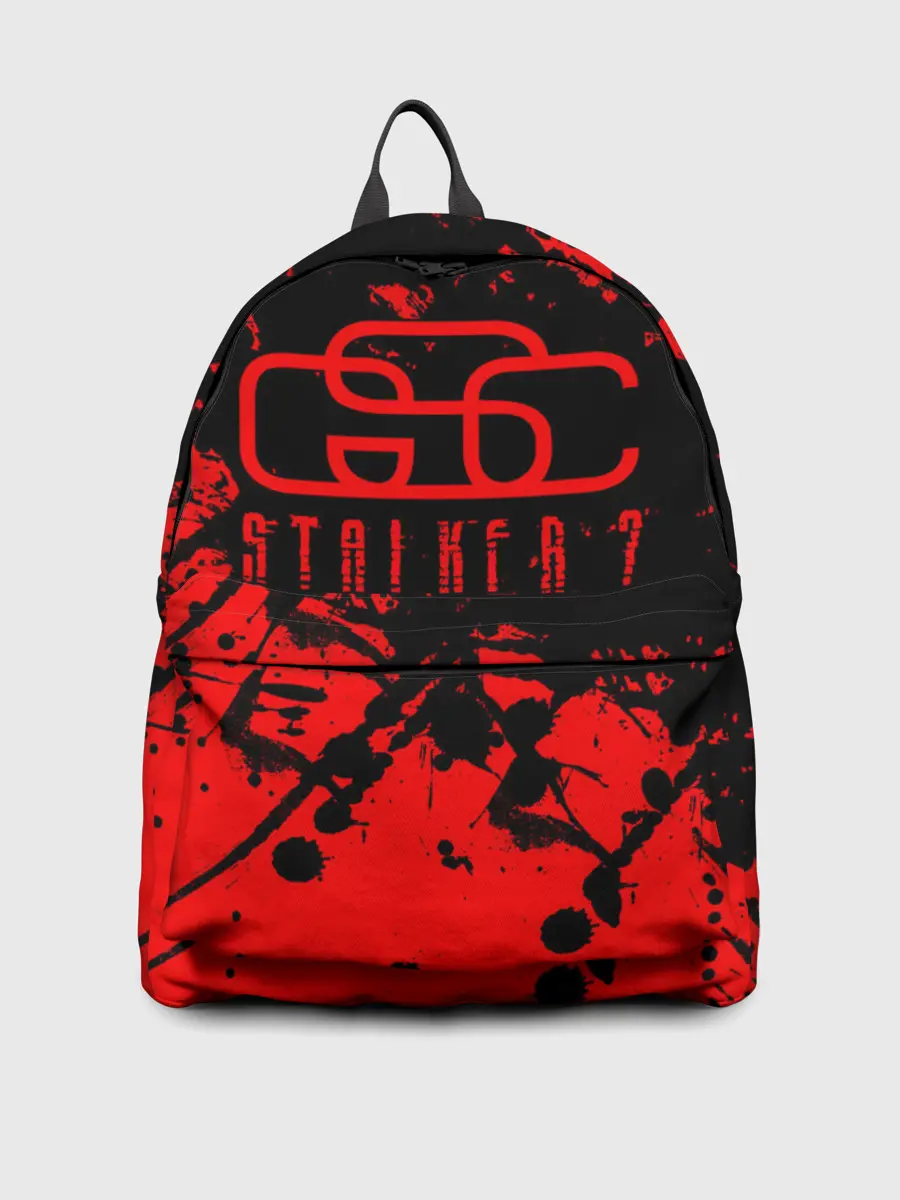 Рюкзак джинсовый / Stalker GSC red