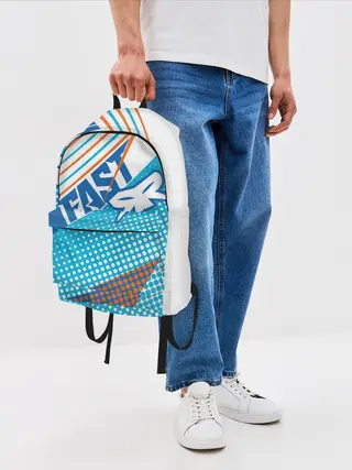 Рюкзак джинсовый / Форма для мотокросса FOX