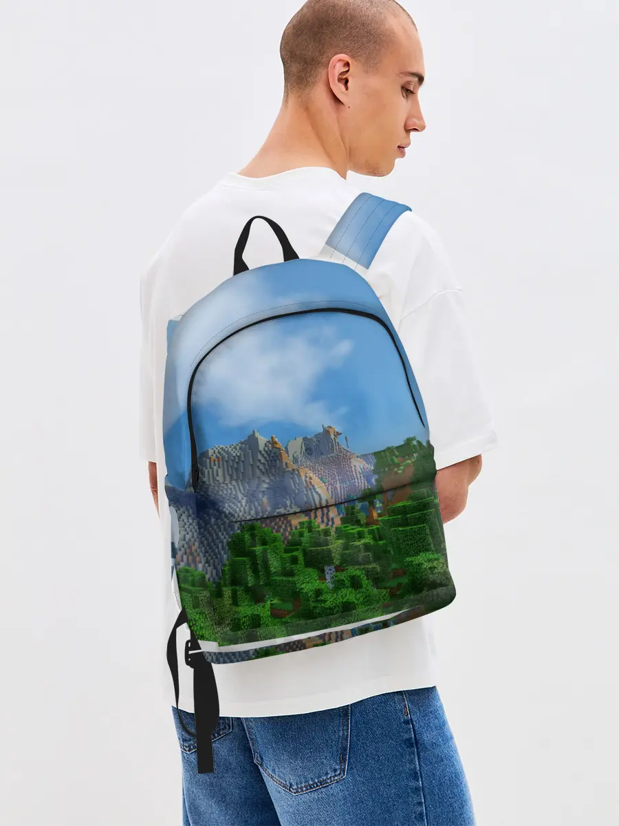 Рюкзак джинсовый / Minecraft