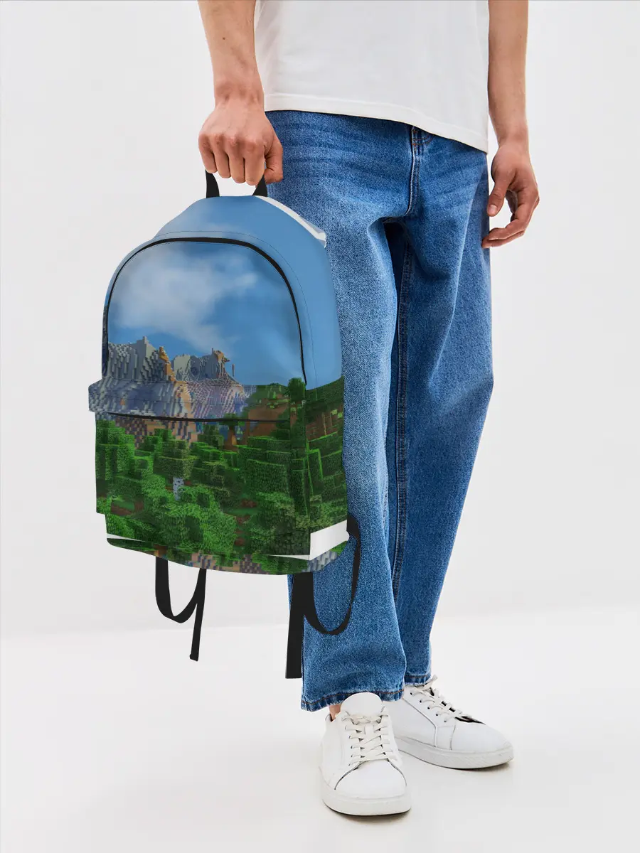 Рюкзак джинсовый / Minecraft