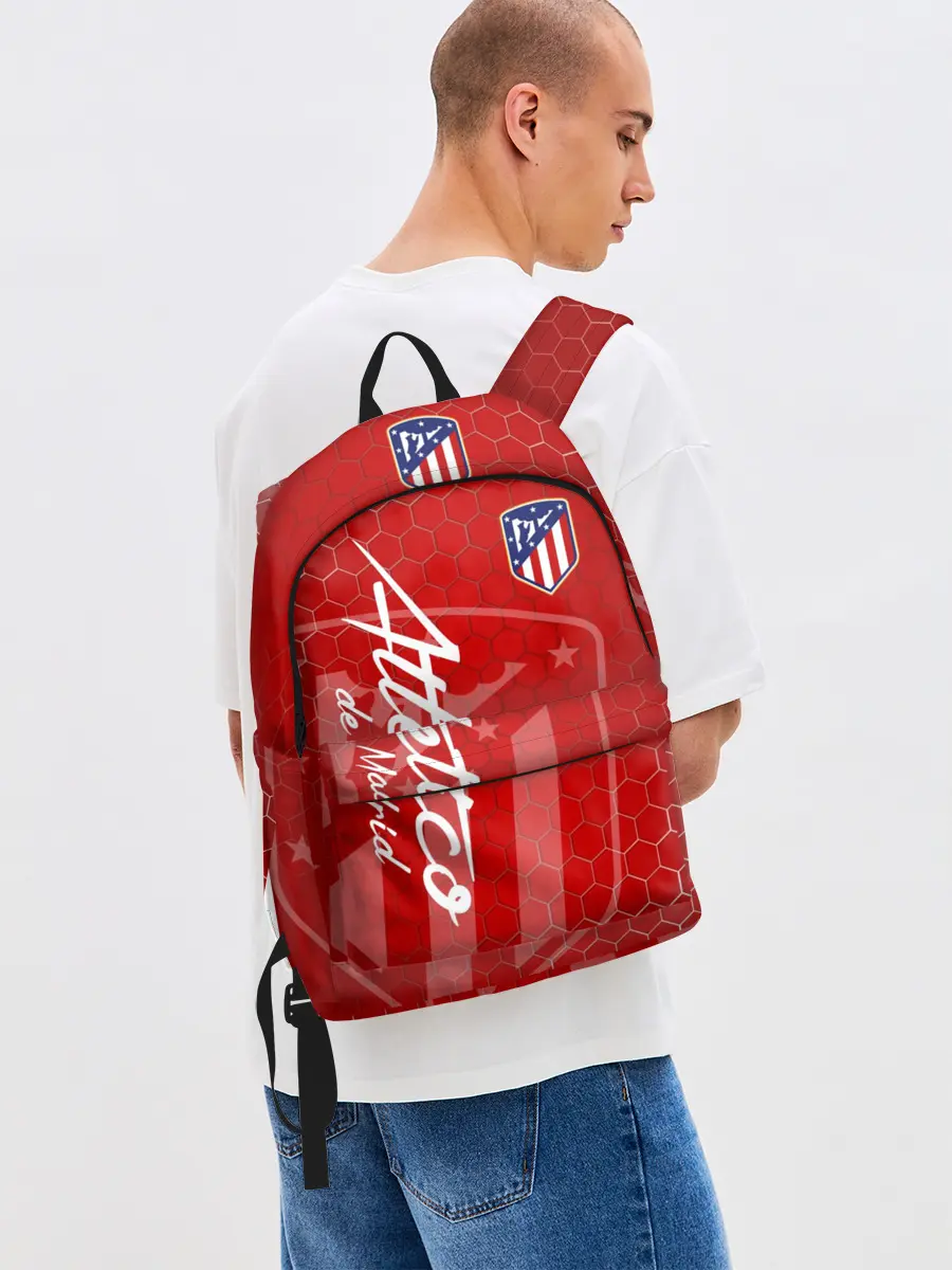Рюкзак джинсовый / Атлетико Мадрид