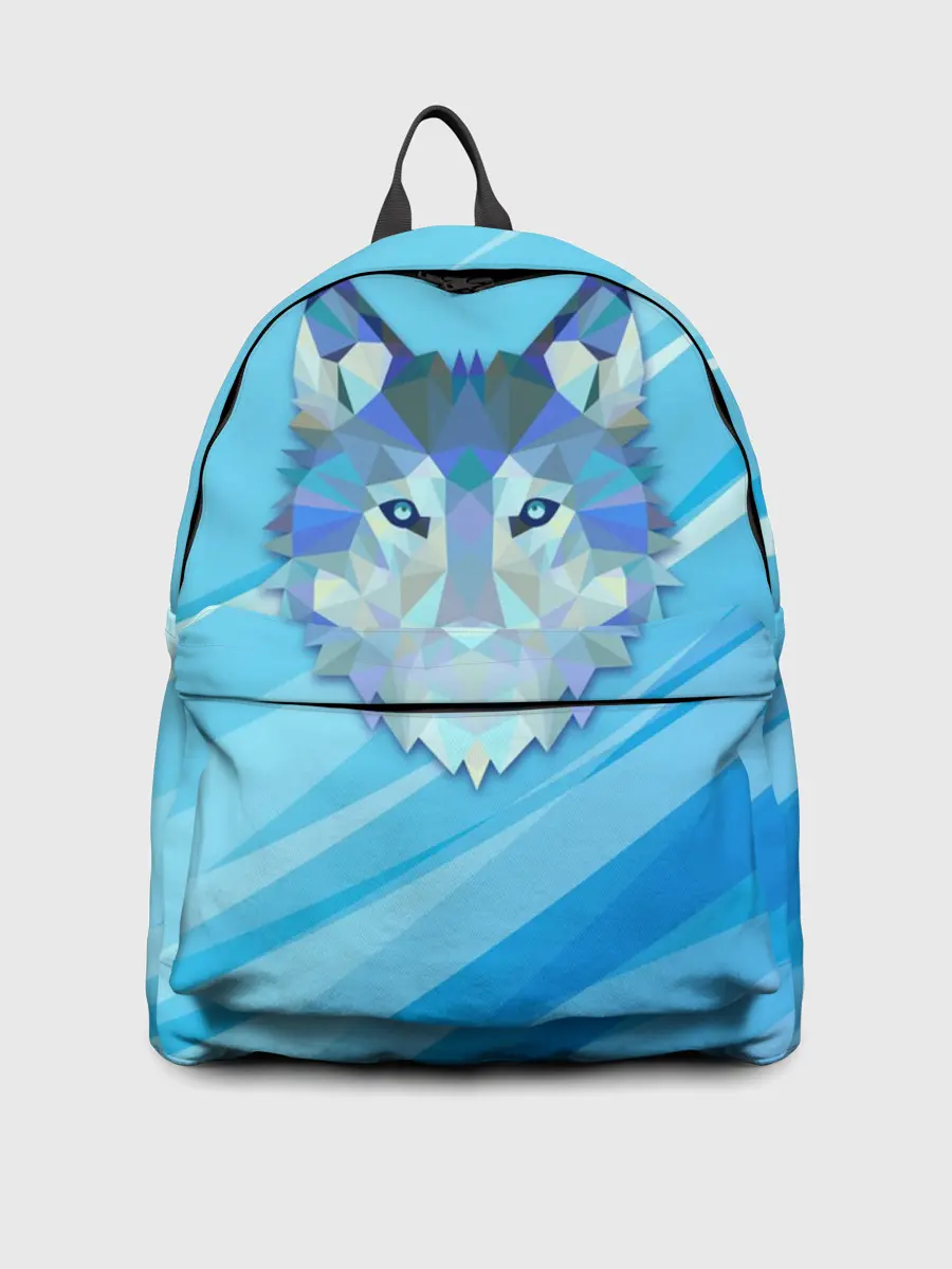 Рюкзак джинсовый / Холодный волк