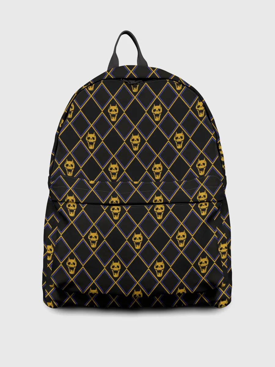 Рюкзак джинсовый / KILLER QUEEN желтый паттерн