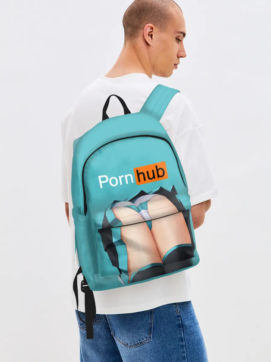Рюкзак джинсовый / PORN HUB