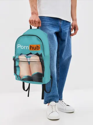 Рюкзак джинсовый / PORN HUB