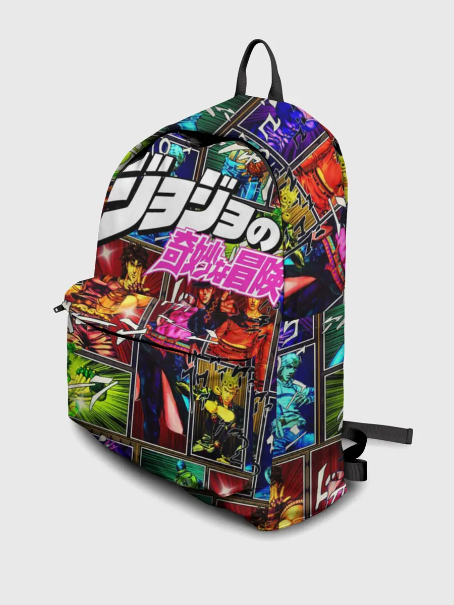 Рюкзак джинсовый / Джоджо комикс