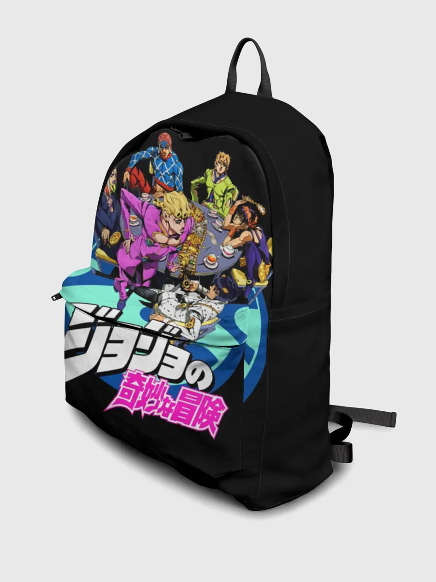 Рюкзак джинсовый / Jojo герои в кружке