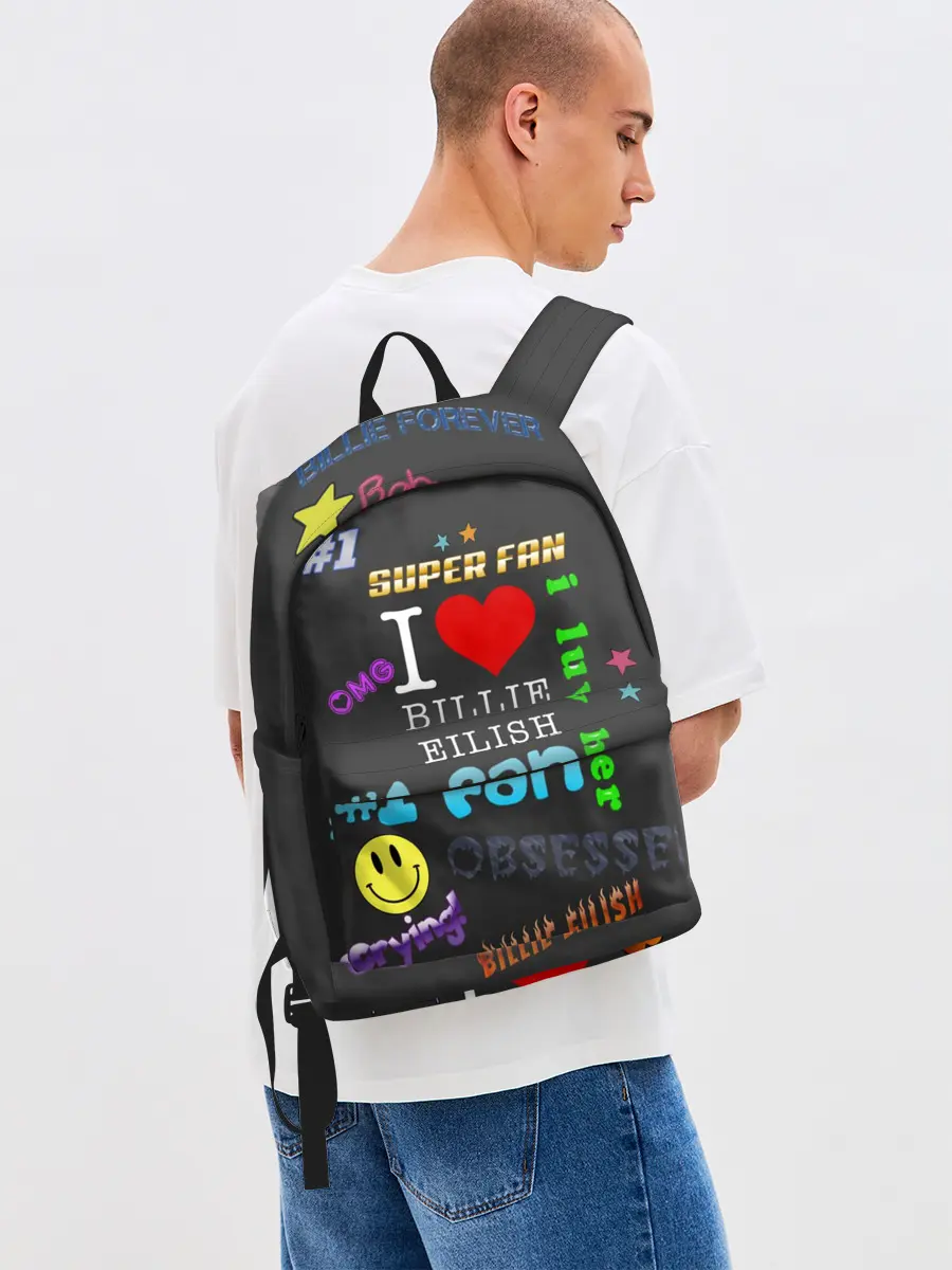 Рюкзак джинсовый / Billie Eilish fan