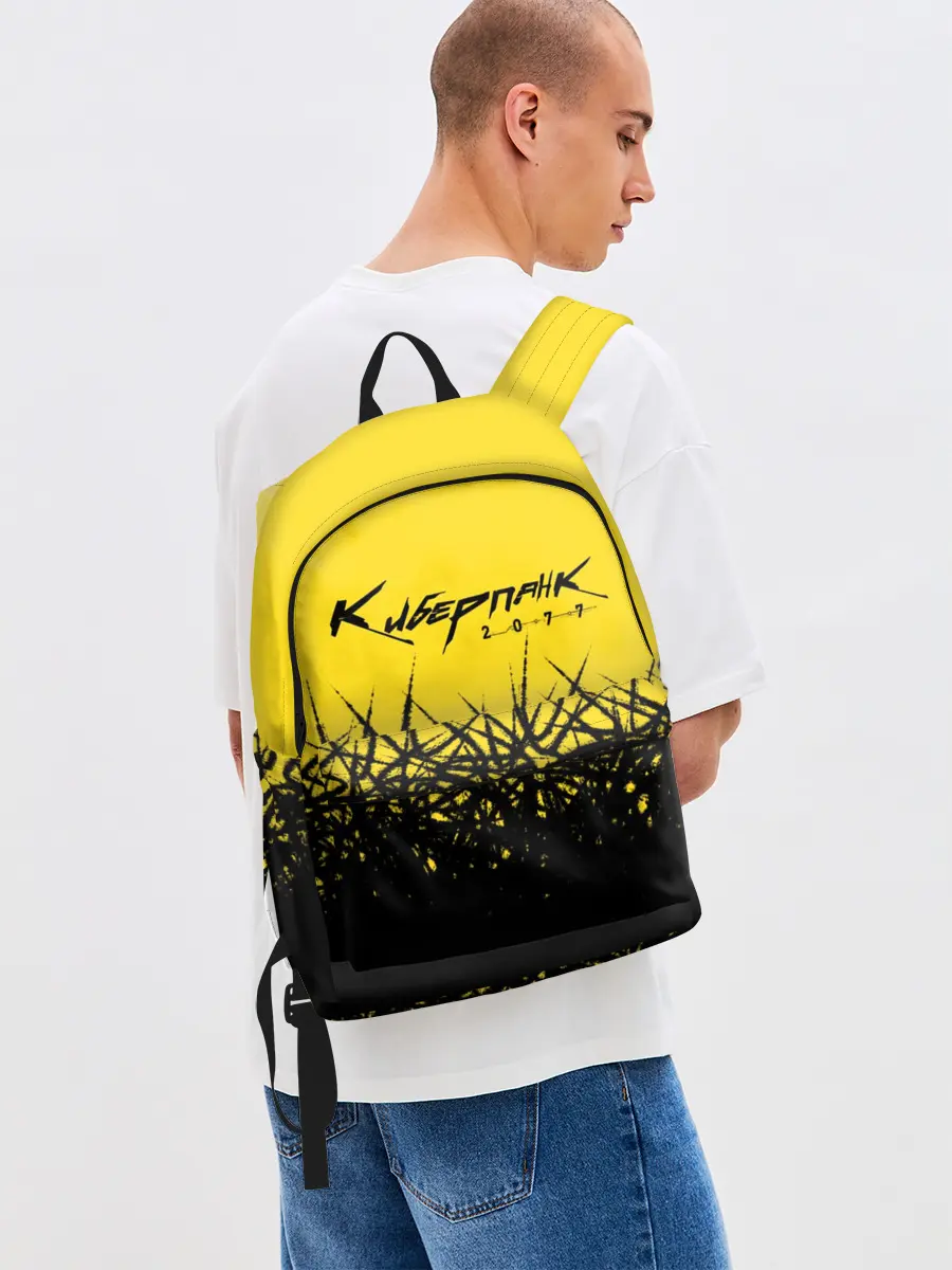 Рюкзак джинсовый / Киберпанк