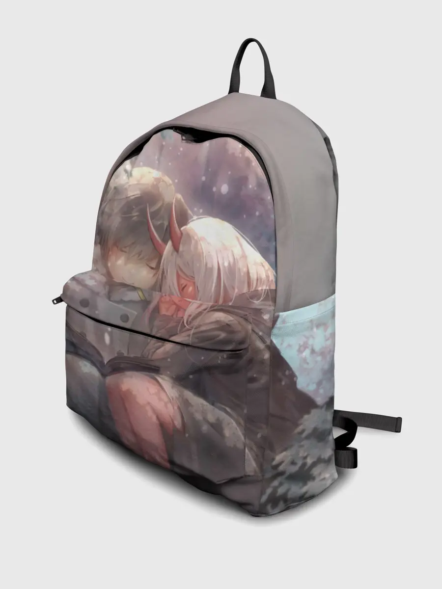 Рюкзак джинсовый / Ноль два и Хиро вместе