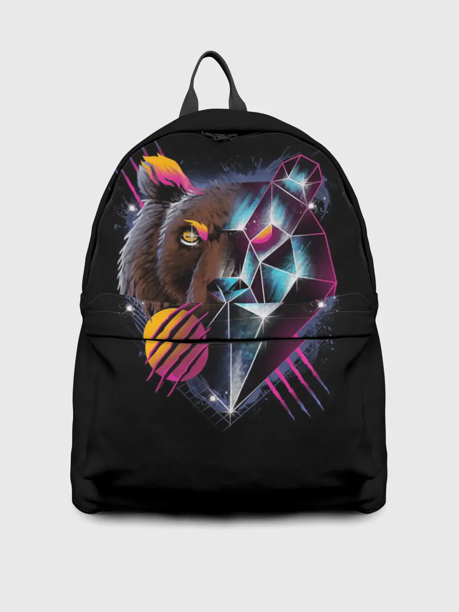 Рюкзак джинсовый / RETRO CYBER BEAR