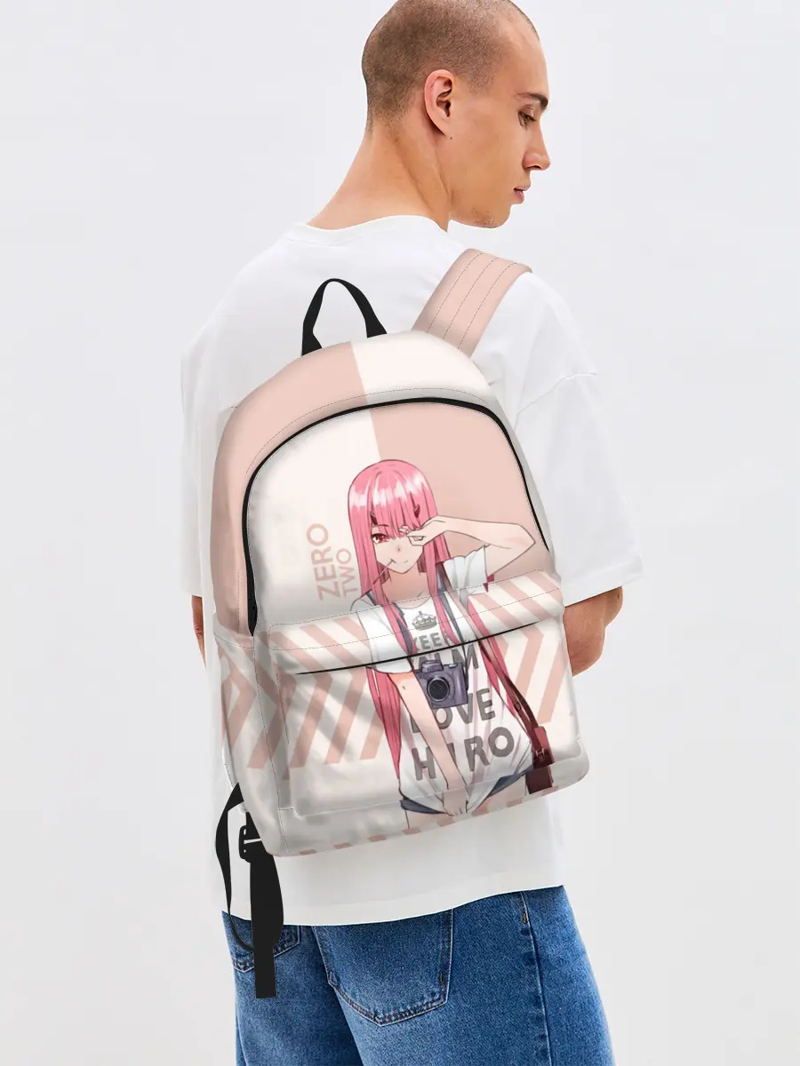 Рюкзак джинсовый / Darling in the Franxx Zero Two