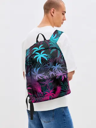 Рюкзак джинсовый / НЕОНОВЫЕ ПАЛЬМЫ | NEON PALMS