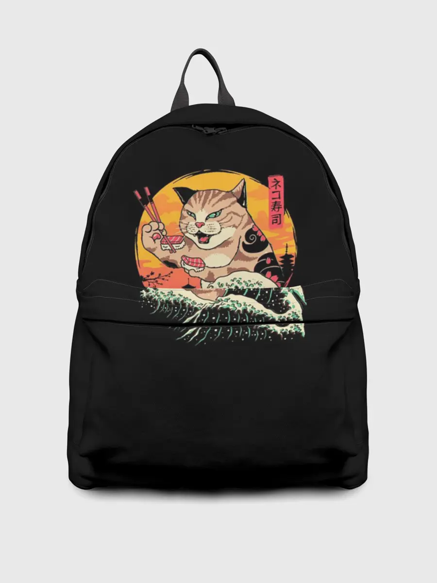 Рюкзак джинсовый / Neko Sushi Wave