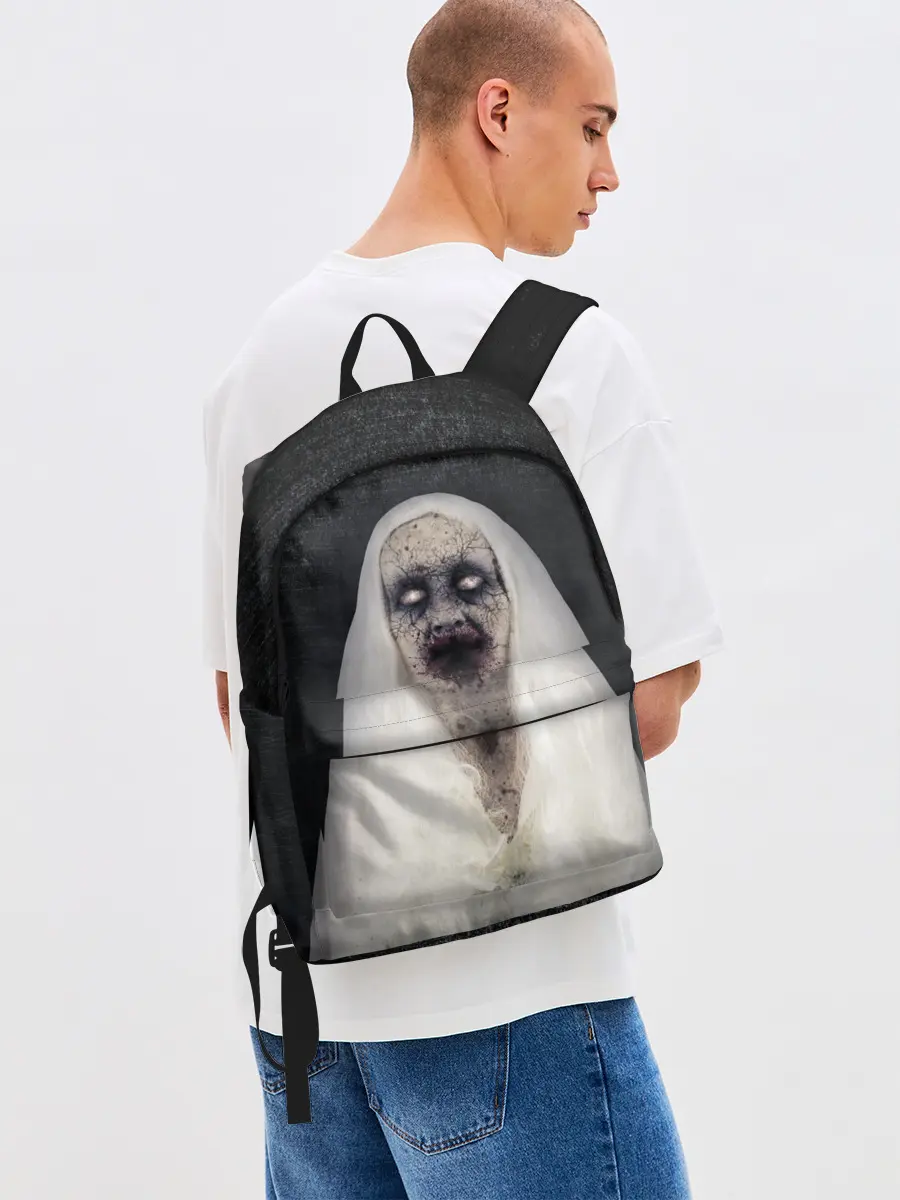 Рюкзак джинсовый / Страшный призрак