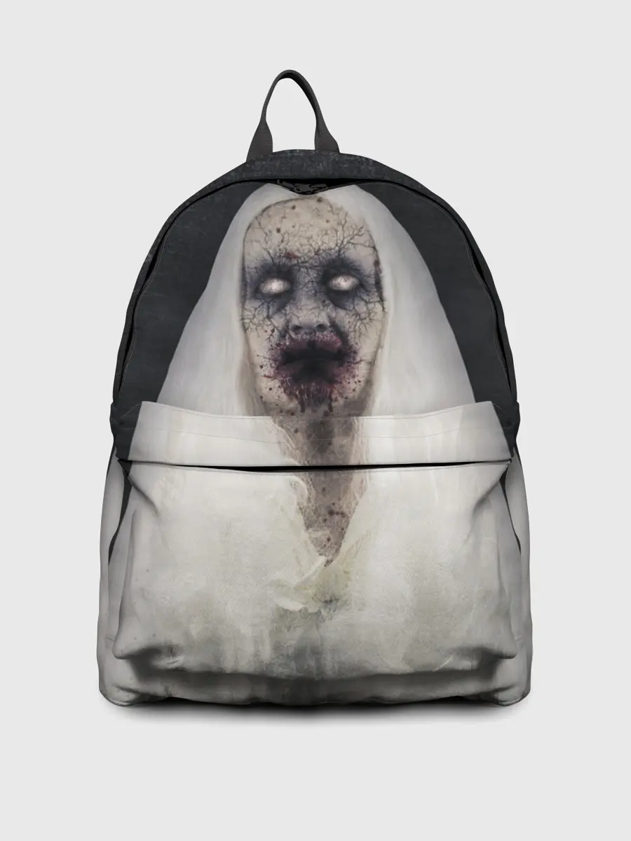 Рюкзак джинсовый / Страшный призрак