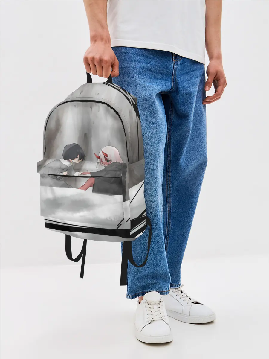 Рюкзак джинсовый / ноль два перевертыш