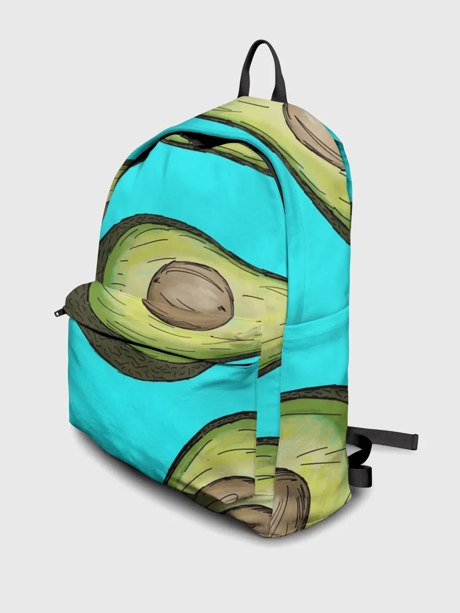Рюкзак джинсовый / Авокадо