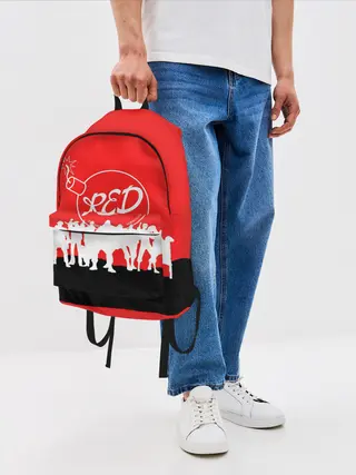 Рюкзак джинсовый / TEAM FORTRESS 2 RED TEAM