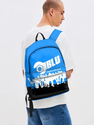 Рюкзак джинсовый / TEAM FORTRESS 2 BLUE TEAM