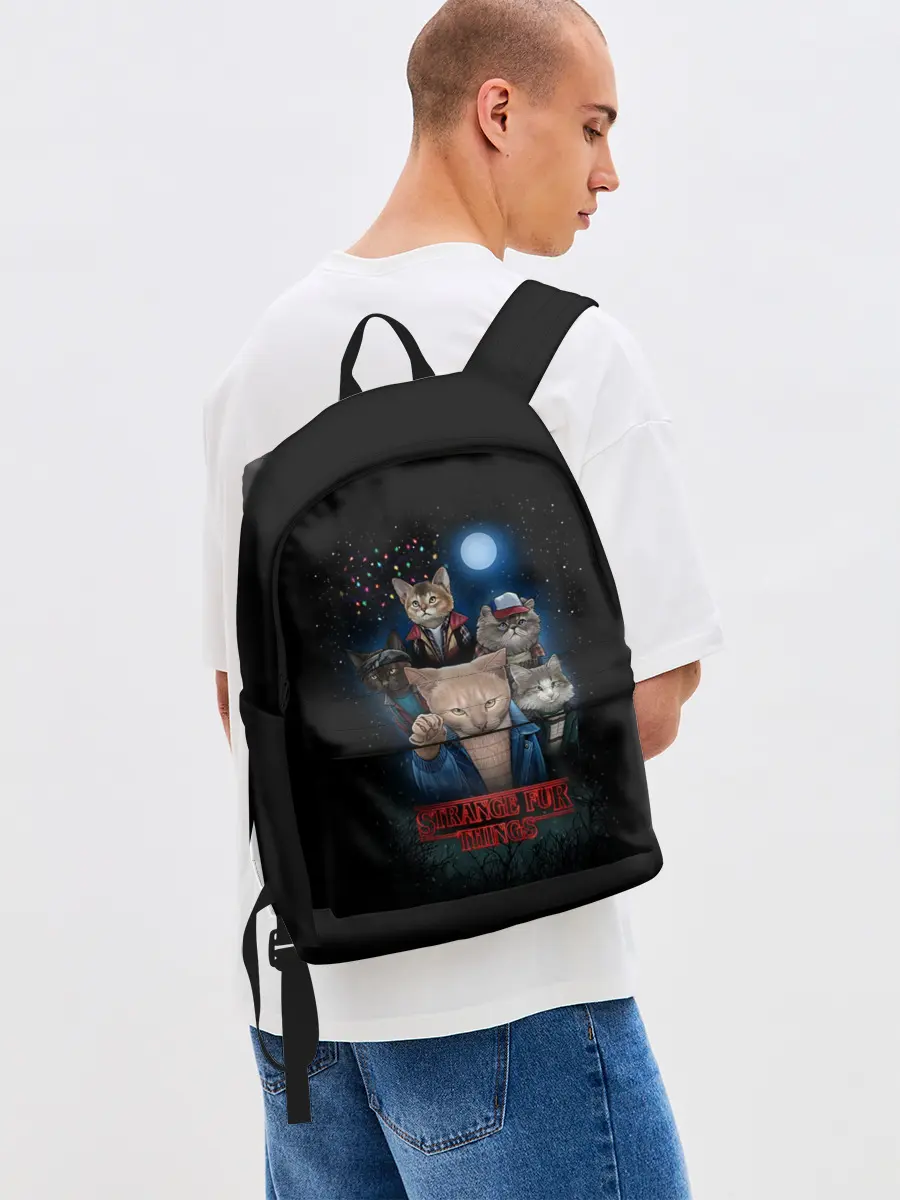 Рюкзак джинсовый / Stranger Things