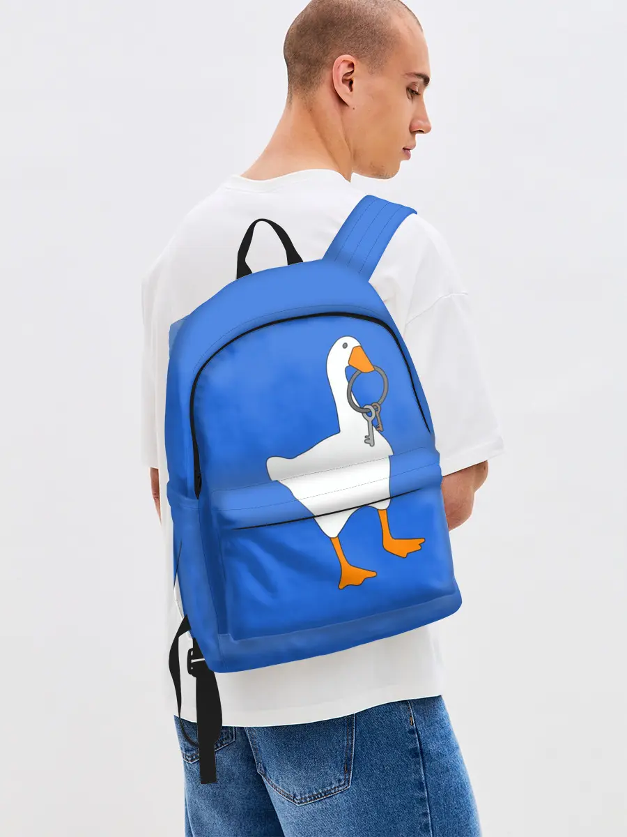 Рюкзак джинсовый / Untitled Goose Game