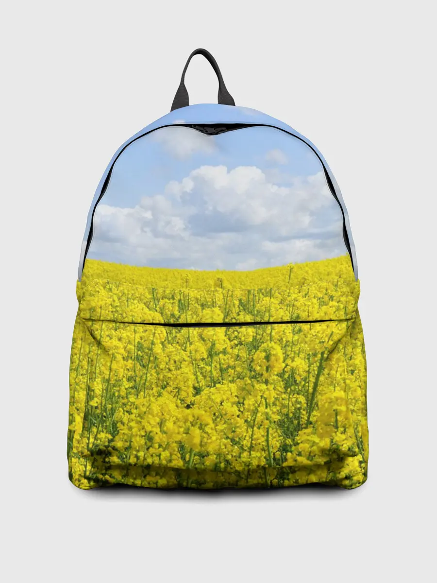 Рюкзак джинсовый / Рапсовое поле