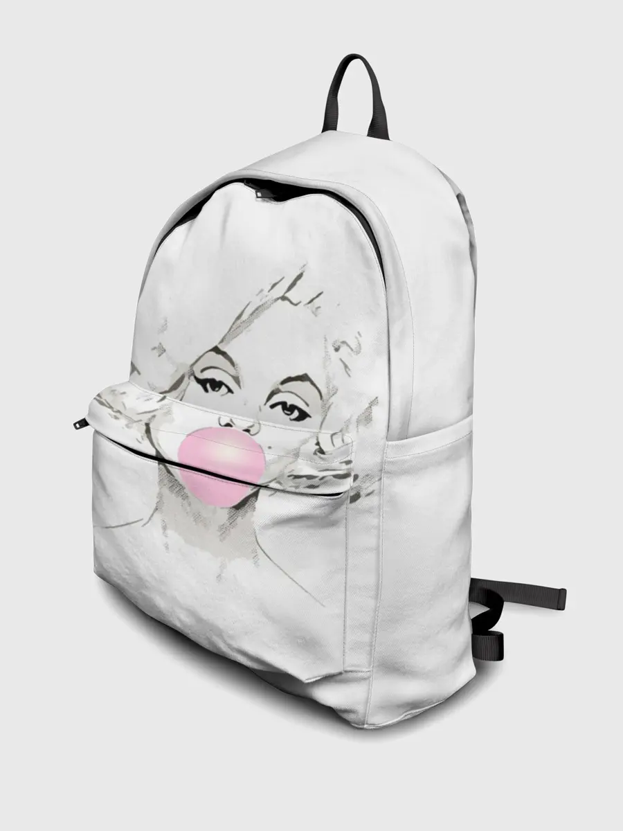 Рюкзак джинсовый / Мэрилин Монро