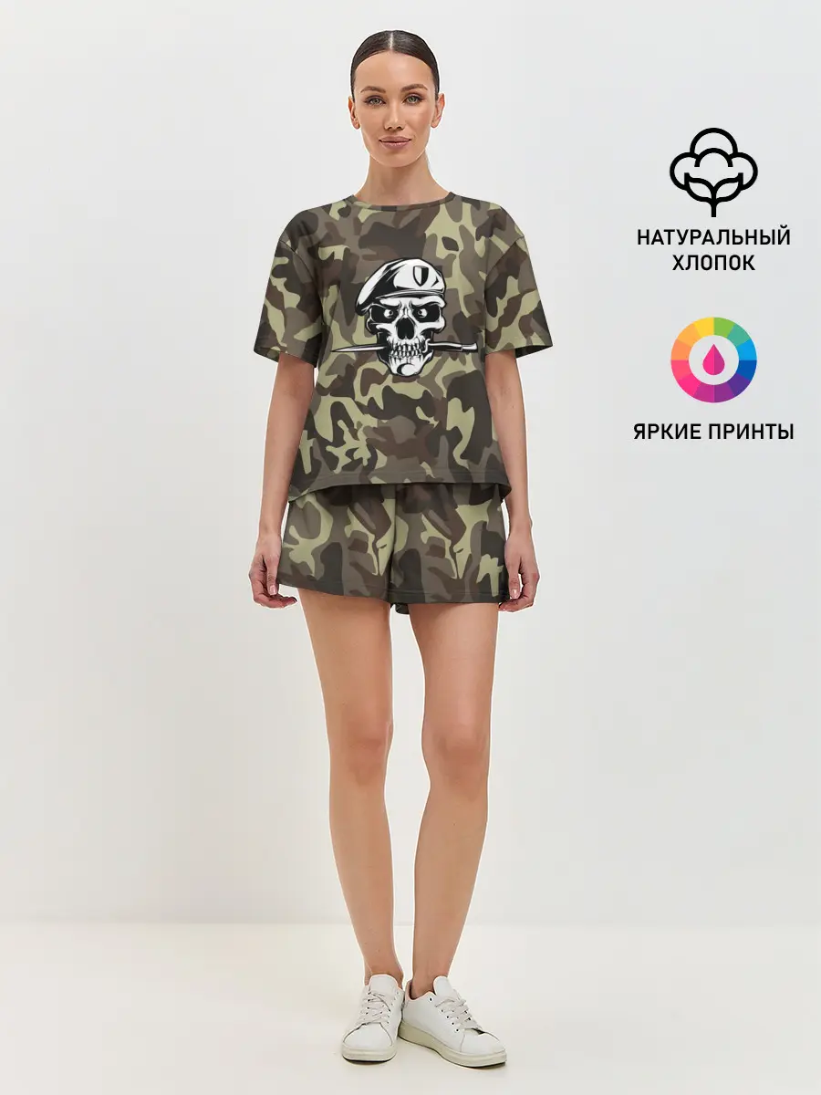 Женская пижама с шортами / Силовые структуры