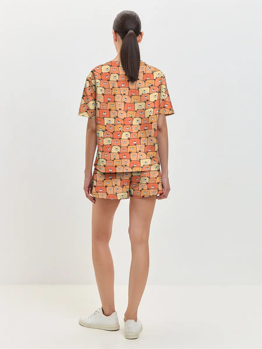 Женская пижама с шортами / МИШКИ