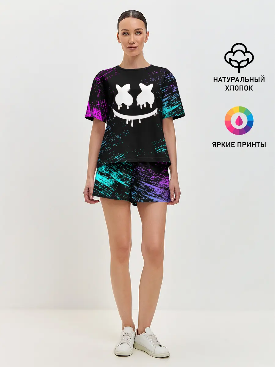 Женская пижама с шортами / MARSHMELLO