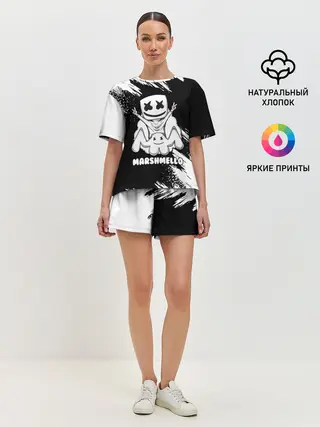 Женская пижама с шортами / MARSHMELLO
