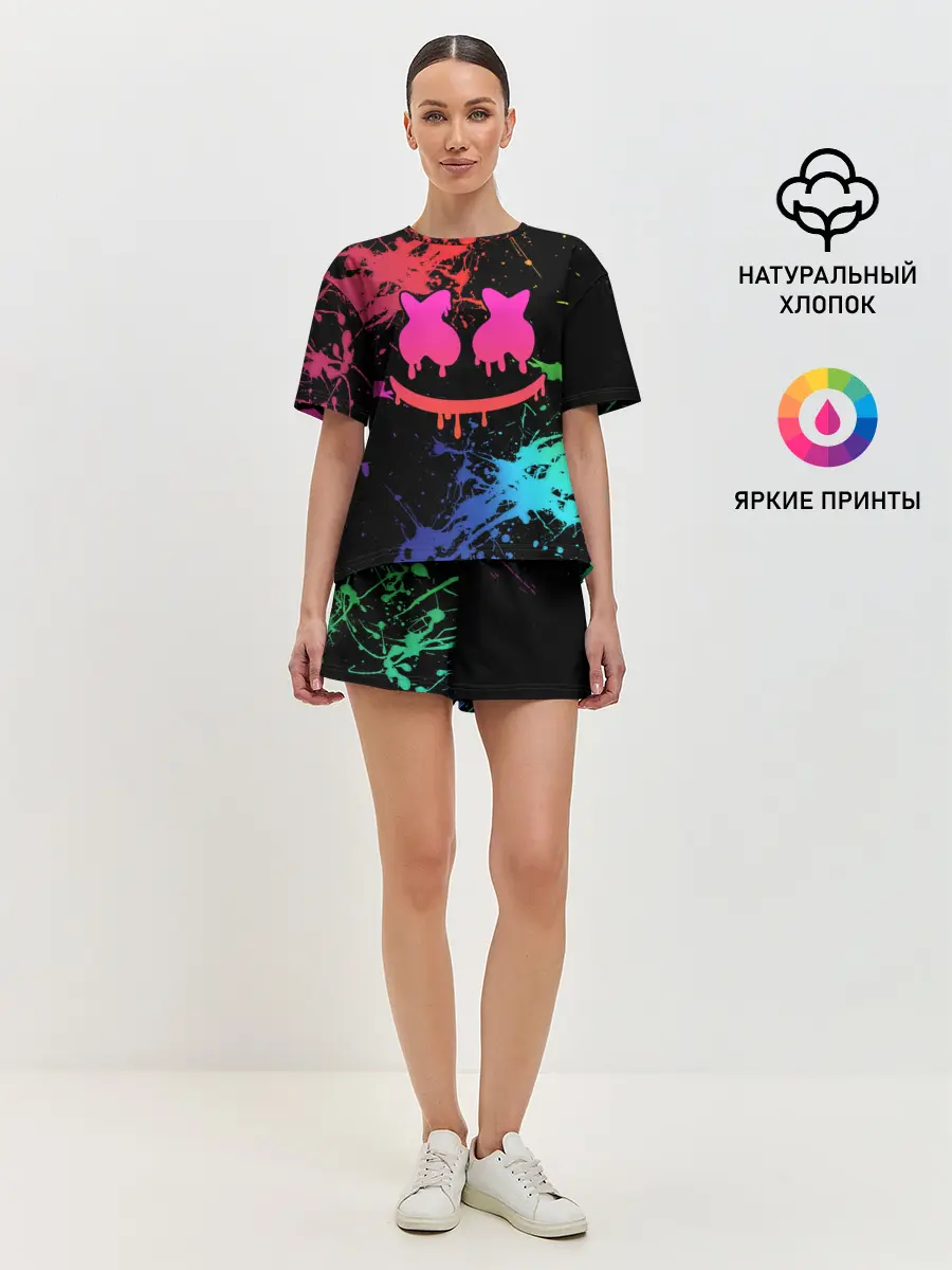 Женская пижама с шортами / MARSHMELLO