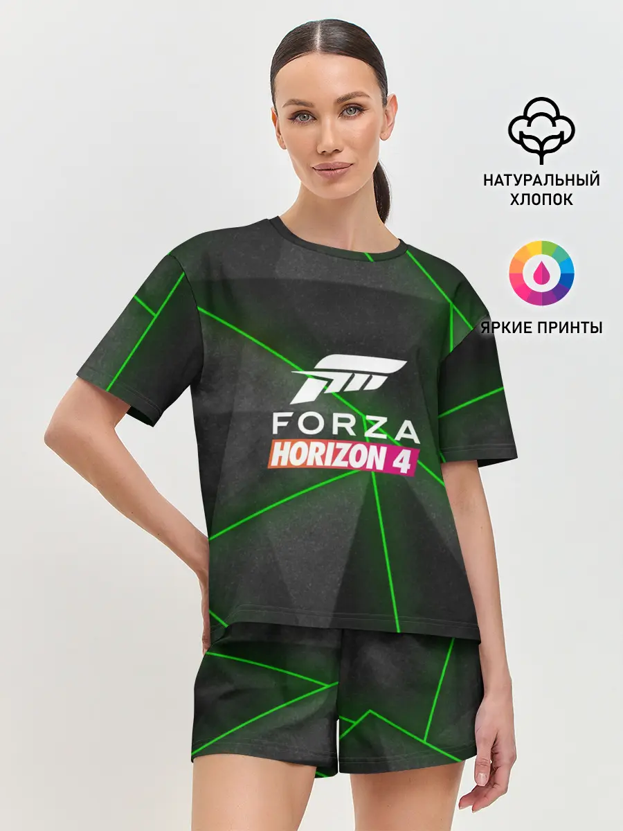 Женская пижама с шортами / Forza Horizon 4 Hi-tech