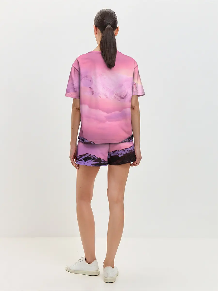 Женская пижама с шортами / Synthwave EVA Unit 01