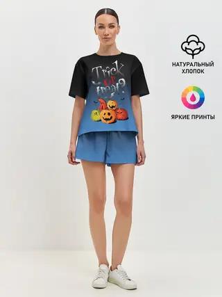 Женская пижама с шортами / Кошелёк или жизнь