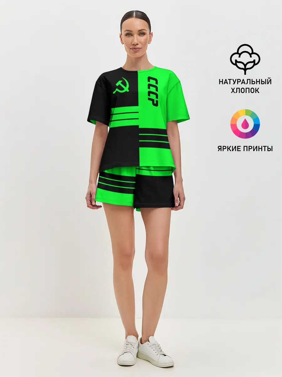 Женская пижама с шортами / СССР